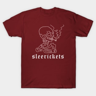 Sleerickets Logo White T-Shirt